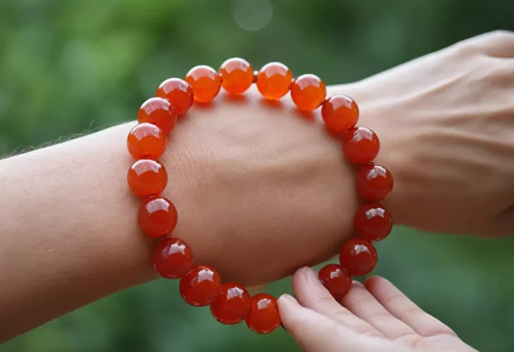 Bransoletka z karneolu jako talizman ochronny