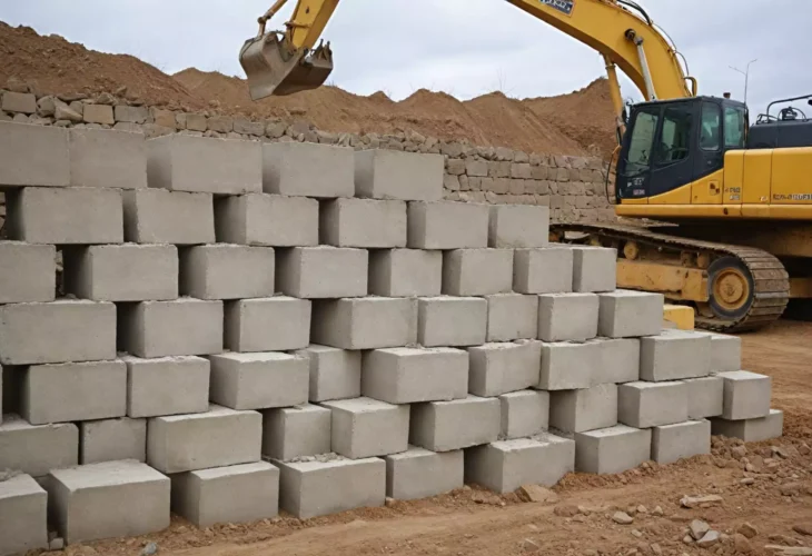 Bloki oporowe (bloczki betonowe) — budowa murów oporowych krok po kroku