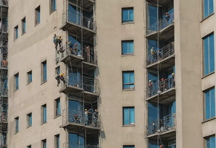 Czyszczenie elewacji w Warszawie metodami alpinistycznymi — zalety i wady